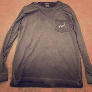 Pink long sleeved shirt